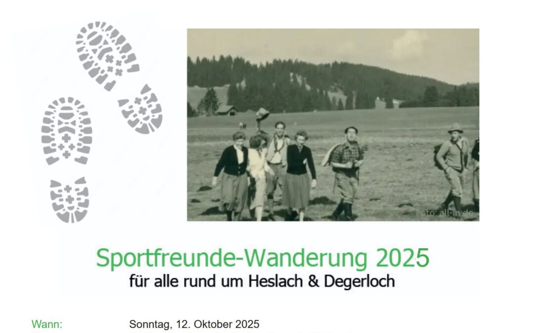 Sportfreunde-Oktober Wanderung 2025